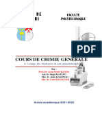 Cours de Chimie Generale Prepa (UNILU)