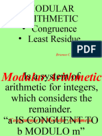 PPT - Modular Arithmetic and Its Applications