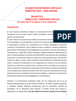 Hoja de Ruta 2C 2022 - Trayecto 2 - Reconcimiento Del Territorio Virtual - Hurlingham