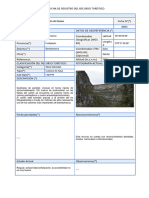 Ficha de Registro Del Recurso Caños Del Auque