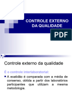 Aula 4 - Controle Externo de Qualidade