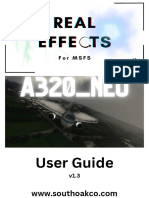 Real Effects A320 - NEO User Guide