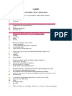 Chapter 3 - Exercises - Equity