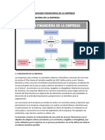 Necesidades Financieras de La Empresa