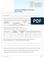 AXA Hypercholesterolemia Questionnaire