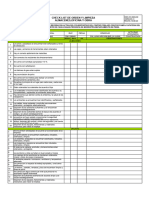 CEC-CH-SMA-02 Check List de Orden y Limpieza en Almacenes, Oficina y Obra