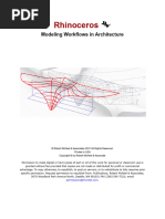 Rhino Modeling Workflows in Architecture