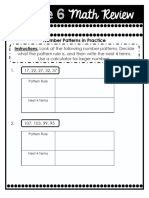 Grade 6 Math Review Package