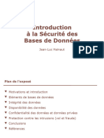 Securite BD