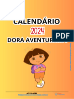 Calendário 2024 - Dora Aventureira