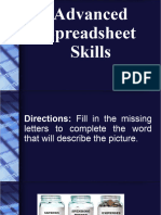 5 Advanced Spreadsheet Skills