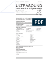 Ultrasound in Obstet Gyne - 2019 - Issue Information