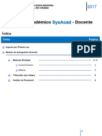 Instructivo - Sistema Académico - Docente