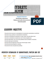 Carbohydrate Metabolism - Anggel