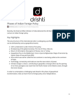 Phases of Indian Foreign Policy