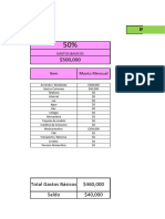 Presupuesto Mensual Romi Capetillo