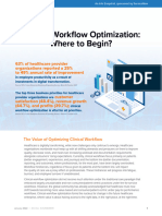 Clinical Workflow Optimization