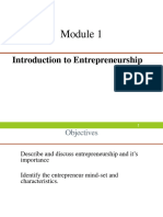 Module 1 Entrepreneurship