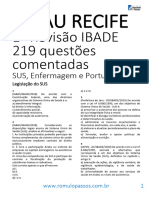 1Â RevisÃ o IBADE SESAU Recife