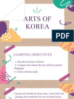 q2 Lesson 3 Arts of Korea