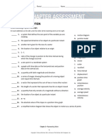 Chapter 2 Assessment - Representing - Motion 2