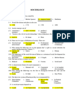 2 Key Sociology Entry Test