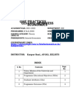 CDP - Cap - Business Economics