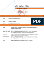 Fiche Toxicologique - Acide Nitrique