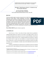 MARTINS, João Pedro Ramalho. A Última Supersérie Brasileira "Onde Nascem Os Fortes" e A Tentativa de Um Novo Formato Televisivo