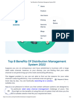 Top 8 Benefits of Distribution Management System 2022