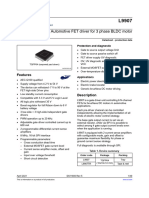 Automotive FET Driver For 3 Phase BLDC Motor: Features