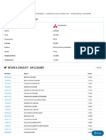 INTAKE & EXHAUST - AIR CLEANER - Mitsubishi LANCER North America (CANADA) CY5A - Parts Catalogs - PartSouq