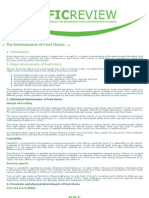 The Determinants Food Choice EUFIC REVIEW 2004