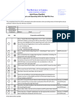 FR SEC-004-01-Anti-Piracy Checklist