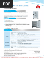 5G Power Outdoor Battery Cabinet-MTS9300A-XA10A2 Datasheet