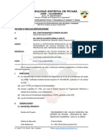 Informe Gidur - Certificacion Presupuestal