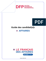 Guide Candidat DFP Affaires