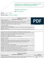 Plano Anual Geogragia Ciclo VI EJA TARDE