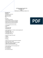 Soal Procedure Text - Arini Laudya Paramita - XII IPS 2 - 15