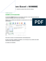 Fonctions de Base EXCEL