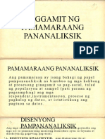 Pamamaraan Sa Pananaliksik