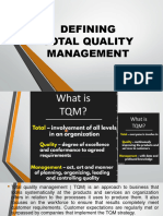 Chapter 1 Defining TQM