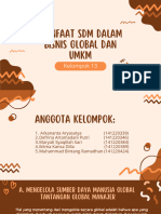 Kelompok 13 MSDM - Manfaat SDM Dalam Bisnis Global Dan UMKM