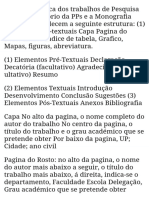 Normas de Elaboração de Trabalhos Académicos