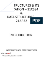 Data Structures & Its Application