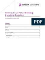 ATP and Scheduling KT - KBD