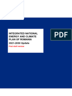 Planul National Integrat in Domeniul Energiei Si Schimbarilor Climatice 2021 2030 Proiect Actualizare Versiune 21.12.2023 Limba Engleza