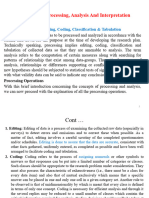 Chapter VI: Data Processing, Analysis and Interpretation