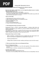 Pantoprazole Vial Leaflet Laboratorio Reig Jofré, S.A.