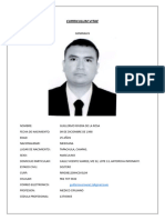 Curriculum Vitae de Guillermo Rivera de La Rosa